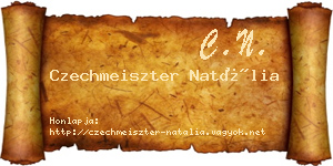 Czechmeiszter Natália névjegykártya